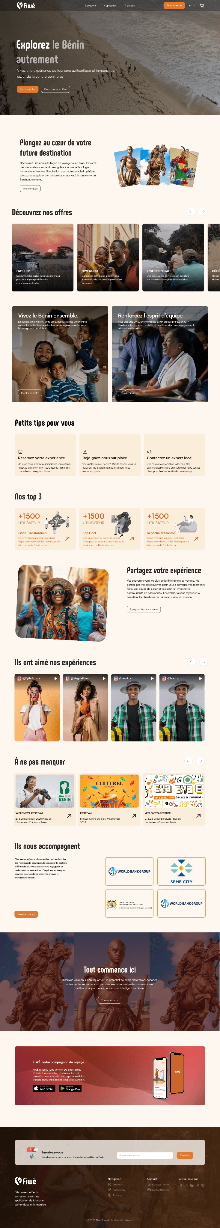 Aperçu mobile Fiwè